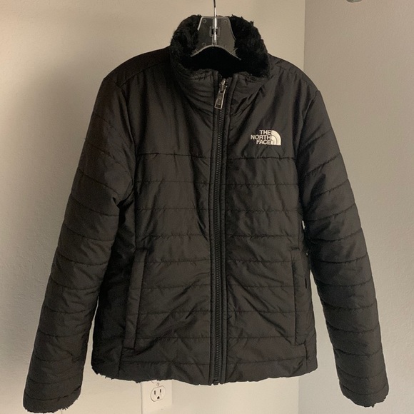 The North Face reversible Mossbud jacket coat Small 7/8 & Medium 10/12 Northface - Picture 1 of 16
